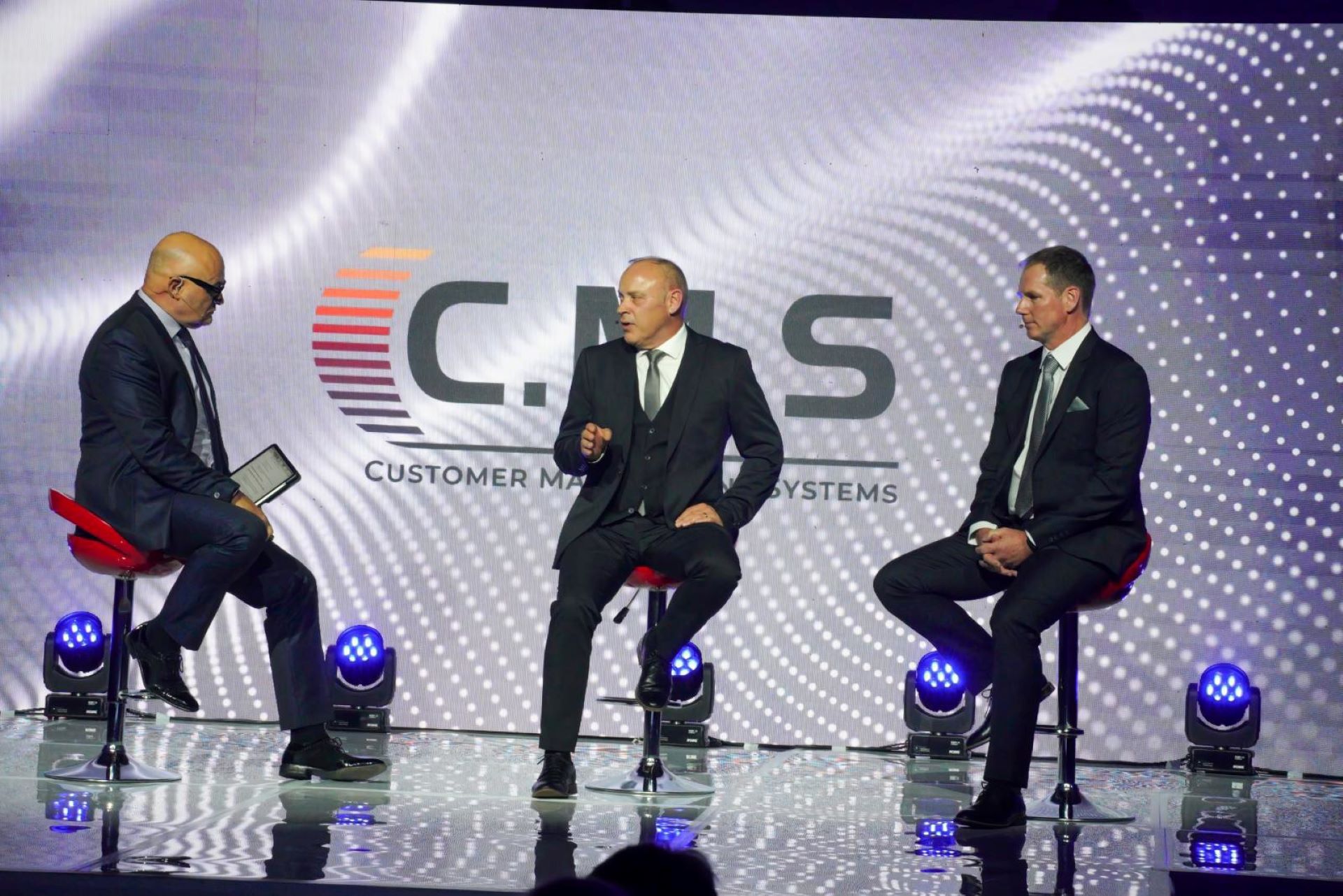In the fireside chat were Mark Dio (MC), Leon Kemp (Managing Director) and Francois Kemp (Technical Director).
